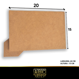 Fundo para Porta Retratos - 15x20 - MDF 10 Unidades