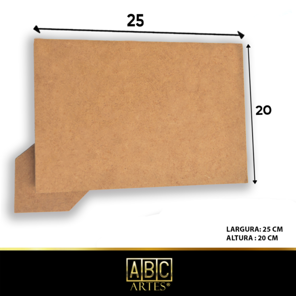 Fundo para Porta Retratos - 20x25 - MDF 10 Unidades