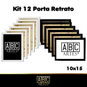 Kit 12 Porta retrato 10x15 Proteção em Acrílico