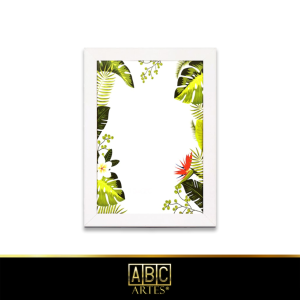Kit 06 Molduras Quadros A4 Certificados Acetato 21x30 cm Branco