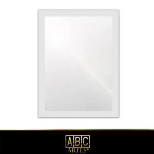 Espelho 30x40 com Moldura de Madeira Branco