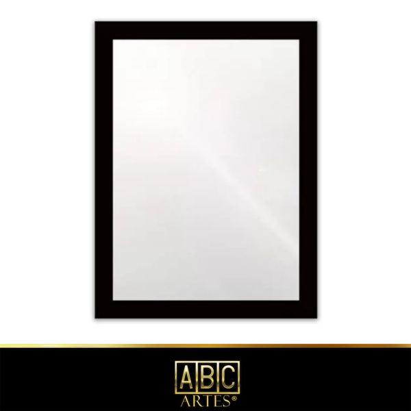 Espelho 30x40 com Moldura de Madeira Preto